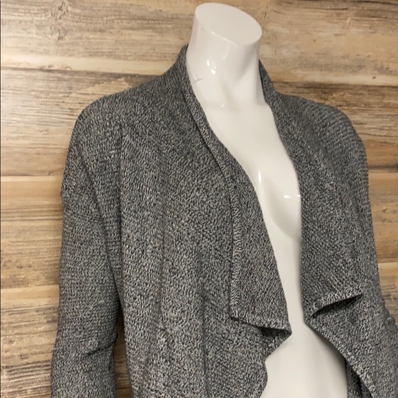 Express Ruffle Open Cardigan Sweater - Picture 2 of 4